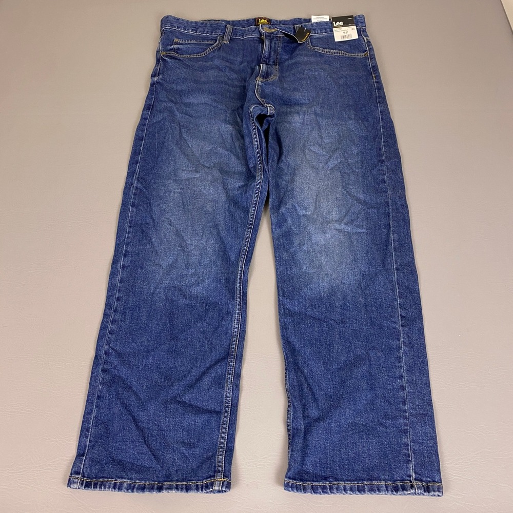 Lee‎ Jeans Heritage Classic Straight Women's 16M Medium Wash Blue Denim New NWT